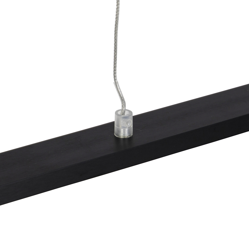 Moderní závěsná lampa černá 90 cm vč. LED - Banda