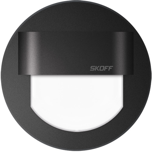 LED nástěnné svítidlo Skoff Rueda černá teplá 230V MA-RUE-D-H