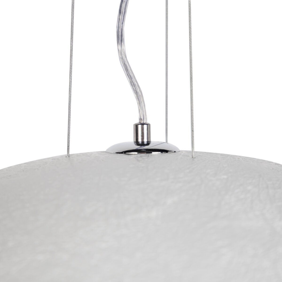 Moderní závěsná lampa bílá 70 cm - Magna