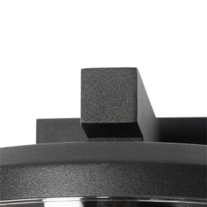Venkovní nástěnné svítidlo černé IP44 s pohybovým senzorem - Joren