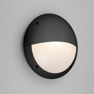 Nástěnná lampa černá IP65 - Lucia
