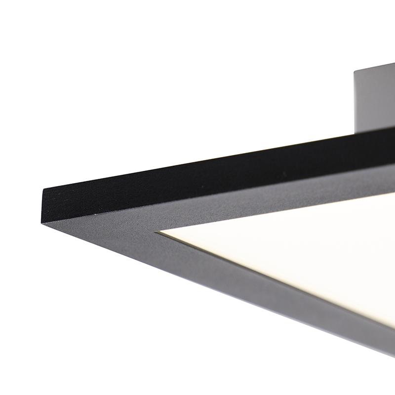Moderní stropní svítidlo černé včetně LED 120 cm - Liv