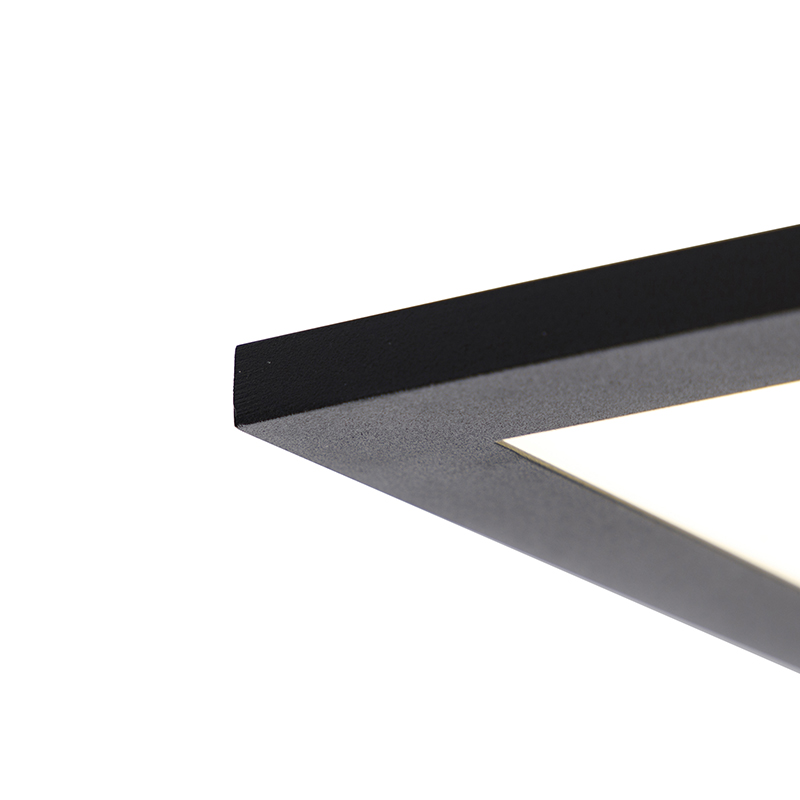 Moderní stropní svítidlo černé včetně LED 80 cm - Liv
