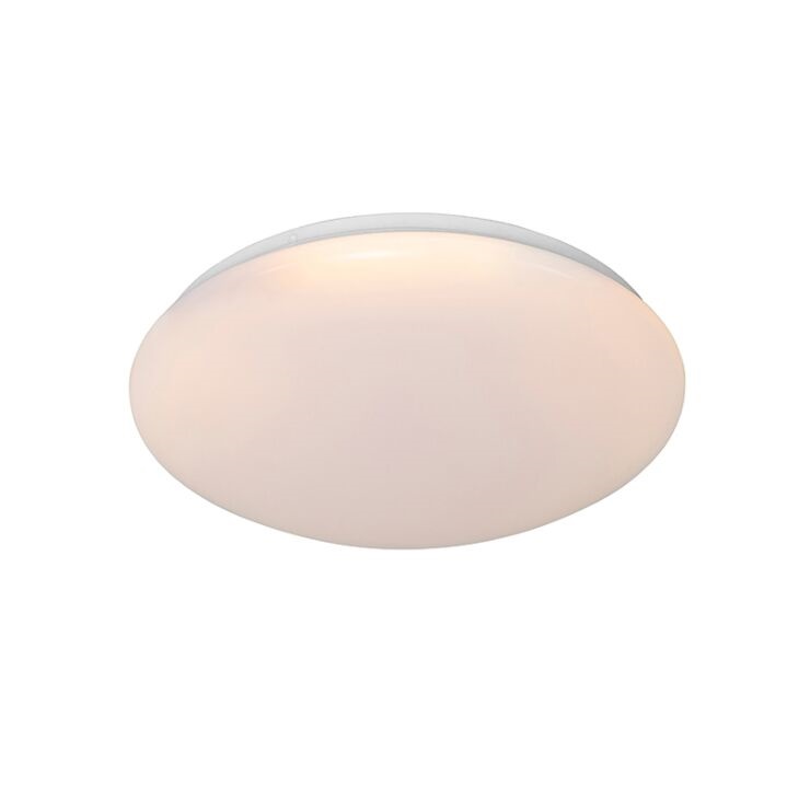 Chytré moderní stropní svítidlo bílé 38 cm vč. LED a RGB - Iene