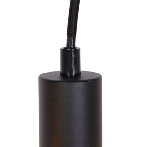 Moderní závěsná lampa černá 100 cm 5-světlo - Facil