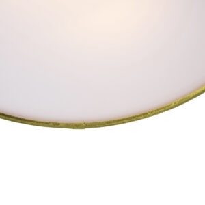 Moderní stropní svítidlo zelené 40 cm - Buben